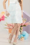 Shop Hoity Moppet White , Satin Sequins, Sugar Free Fringe Dress Shop_Hoity Moppet_White , Satin Sequins, Sugar Free Fringe Dress