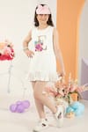 Buy Hoity Moppet White Crepe, Satin Sequins, Embroidery Alphabet Shift Dress Online at Aza Fashions Buy_Hoity Moppet_White Crepe, Satin Sequins, Embroidery Alphabet Shift Dress _Online_at_Aza_Fashions