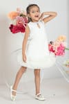 Shop Hoity Moppet White Tulle, Satin Lace Halo There Embroidered Shift Dress Online at Aza Fashions Shop_Hoity Moppet_White Tulle, Satin Lace Halo There Embroidered Shift Dress _Online_at_Aza_Fashions