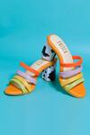 Buy_HOUSE OF PRISCA_Multi Color Rio Strappy Block Heels _at_Aza_Fashions