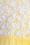Buy_Neha Gursahani_Yellow Silk Voile Embroidered Tunic _Online_at_Aza_Fashions