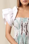 Heart Up My Sleeves_White Pleated Sleeves _at_Aza_Fashions