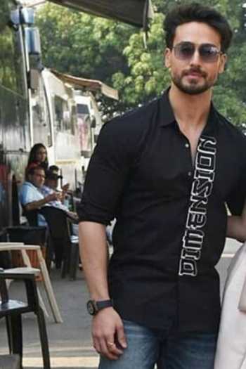 Buy_Noonoo_Black 100% Cotton Slim Fit Typography Shirt _at_Aza_Fashions