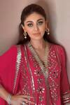 Gopi Vaid_Pink Chandni Kurta Sharara Set_Online_at_Aza_Fashions