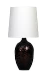 Nakshikathaa - Homeware_Gold Alloy Nalanda Table Lamp _Online_at_Aza_Fashions