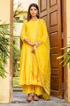 Buy_Gulabo Jaipur_Yellow Gota Embroidered Anarkali Set_at_Aza_Fashions