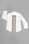 Shop_Partykles_White Cotton Satin Shirt _at_Aza_Fashions
