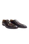 Artimen_Brown Handcrafted Leather Brogue Shoes _Online_at_Aza_Fashions