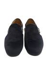 Shop_Artimen_Black Embroidered Velvet Loafers_at_Aza_Fashions
