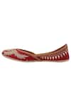 Buy Imlee Jaipur Red Silk Embroidered Juttis Online at Aza Fashions Buy_Imlee Jaipur_Red Silk Embroidered Juttis _Online_at_Aza_Fashions