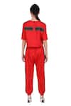 Shop_I am Trouble by KC_Red Striped Pant Set_at_Aza_Fashions