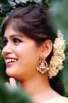 Ishhaara_Embellished Jhumka Earrings_at_Aza_Fashions