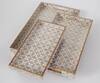 Assemblage_Gold Plated Long Floral Tray (single Pc)_Online_at_Aza_Fashions