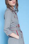 Shop_Shahin Mannan_Grey Double Crepe Embroidered Jumpsuit_at_Aza_Fashions