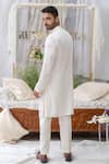 Shop Runit Gupta Ivory Pure Cotton Embroidered Tree Kurta Set at Aza Fashions Shop_Runit Gupta_Ivory Pure Cotton Embroidered Tree Kurta Set_at_Aza_Fashions