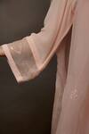 Shop_Jasmine Bains_Peach Kurta And Inner Scoop Embroidered Pant Set _Online_at_Aza_Fashions