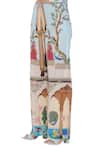 Buy_Limerick By Abirr N' Nanki_Multi Color Crepe Miniature Paintings Of Rajasthan Jaylaa Printed Pants _Online_at_Aza_Fashions