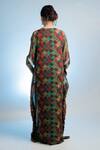 Shop_Jubinav Chadha_Multi Color Georgette Printed Notched Raasika Kaftan _at_Aza_Fashions