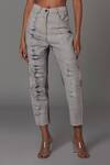 Shop Saaksha & Kinni Grey Denim Acid Wash Jeans Online at Aza Fashions Shop_Saaksha & Kinni_Grey Denim Acid Wash Jeans_Online_at_Aza_Fashions