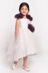 Jelly Jones_White Net Ruffle Gown _Online_at_Aza_Fashions