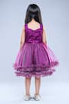 Shop_Jelly Jones_Purple Net Embellished Floral 3d Dress _at_Aza_Fashions