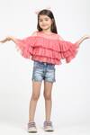 Buy_Jelly Jones_Pink Net Plain Layered Top _at_Aza_Fashions