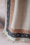 Shop_Jatin Malik_Ivory Embroidered Handcrafted Pashmina Shawl _at_Aza_Fashions