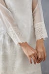 Buy_Torani_White Silk Organza Kurta