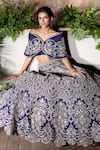 Shop Jayanti Reddy Purple Raw Silk Zardozi One Shoulder Lehenga Set With Cape at Aza Fashions Shop_Jayanti Reddy_Purple Raw Silk Zardozi One Shoulder Lehenga Set With Cape _at_Aza_Fashions