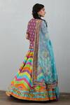Shop_Torani_Multi Color Jamuni Antra Kurta Lehenga Set_at_Aza_Fashions
