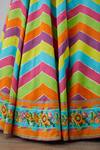 Torani_Multi Color Jamuni Antra Kurta Lehenga Set_at_Aza_Fashions