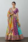 Buy Torani Multi Color Satrangi Lakhvir Lehenga Set at Aza Fashions Buy_Torani_Multi Color Satrangi Lakhvir Lehenga Set_at_Aza_Fashions