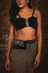 Buy_Nikita Vishakha_Blue Bralette Shehzadi Pant Set_Online_at_Aza_Fashions