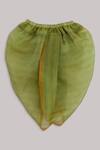 Minikin_Yellow Hand-painted Angrakha Set For Boys_Online_at_Aza_Fashions