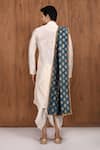 Shop_Aryavir Malhotra_White Dupion Silk Plain Kurta Set _at_Aza_Fashions