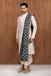 Buy_Aryavir Malhotra_White Dupion Silk Plain Kurta Set _Online_at_Aza_Fashions