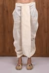 Aryavir Malhotra_White Dupion Silk Plain Kurta Set _at_Aza_Fashions