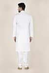 Shop_Aryavir Malhotra_White Cotton Kurta Set_at_Aza_Fashions