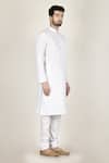 Aryavir Malhotra_White Cotton Kurta Set_Online_at_Aza_Fashions