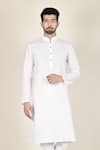 Buy_Aryavir Malhotra_White Cotton Kurta Set_Online_at_Aza_Fashions