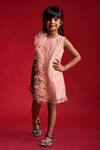 Kirti Agarwal - Pret N Couture_Pink One Shoulder Dress For Girls_Online_at_Aza_Fashions