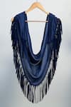 Shop_Kanelle_Blue Molly Triangular Scarf  _at_Aza_Fashions