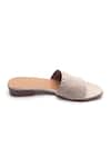 Tissr_Beige Leather Textured Sandals _Online_at_Aza_Fashions