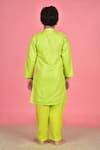 Shop_THE COTTON STAPLE_Green Cotton Lurex Woven Kurta Pant Set _at_Aza_Fashions