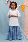 The Cotton Staple_Pink Cotton Tassels Kurta Set _Online_at_Aza_Fashions