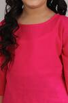 Shop THE COTTON STAPLE Pink Cotton Kurta Set Online at Aza Fashions Shop_THE COTTON STAPLE_Pink Cotton Kurta Set _Online_at_Aza_Fashions