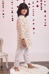 THE COTTON STAPLE_White Cotton Printed Kurta Set _Online_at_Aza_Fashions