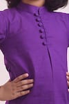 Shop_THE COTTON STAPLE_Purple Cotton Kurta Set _Online_at_Aza_Fashions