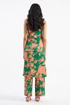 Shop Kshitij Jalori Green Cotton Silk Satin Floral Print Kurta And Pant Set at Aza Fashions Shop_Kshitij Jalori_Green Cotton Silk Satin Floral Print Kurta And Pant Set_at_Aza_Fashions