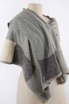 Buy Pashma Grey Hand Knit Cashmere Scarf at Aza Fashions Buy_Pashma_Grey Hand Knit Cashmere Scarf _at_Aza_Fashions
